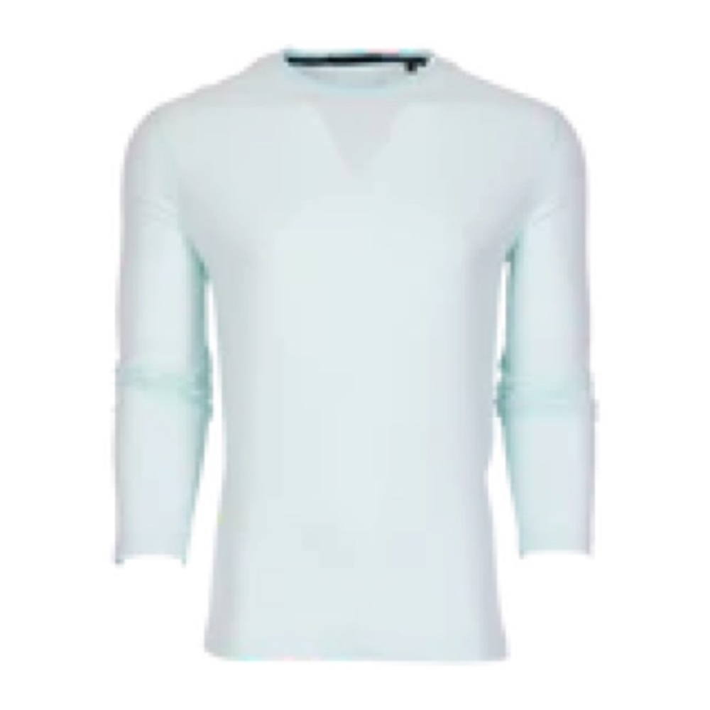 GREYSON SPIRIT LONG SLEEVE CREWNECK TEE - AURORA GREEN
